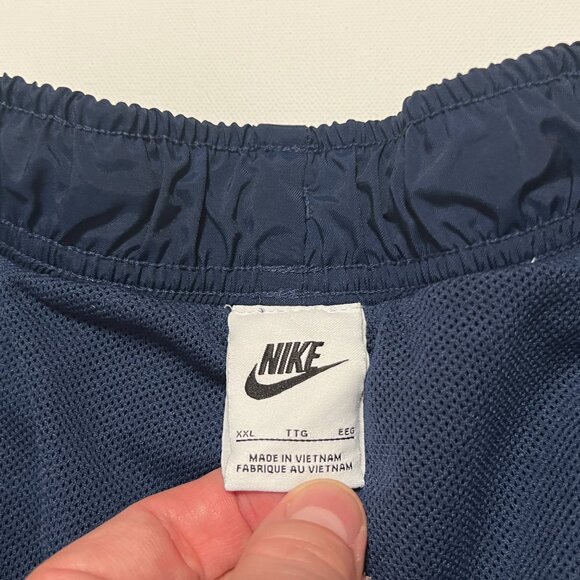 Nike Shorts Woven Flow Lined Mesh Lining Athletic Athleisure Blue Men's size XXL - Picture 7 of 8